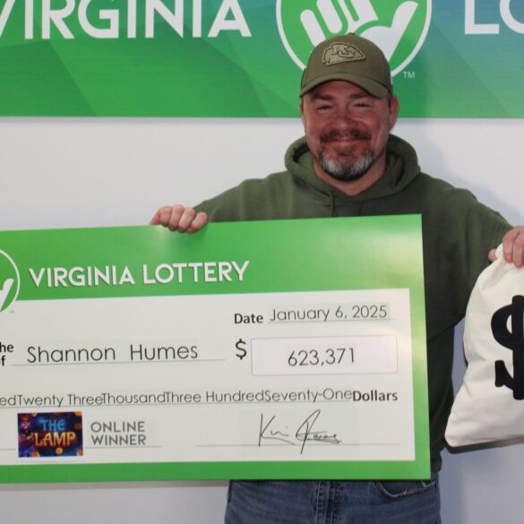 Virginia beach retiree kicks off the new year with a $623k online jackpot win - photo licensed by shore news network.