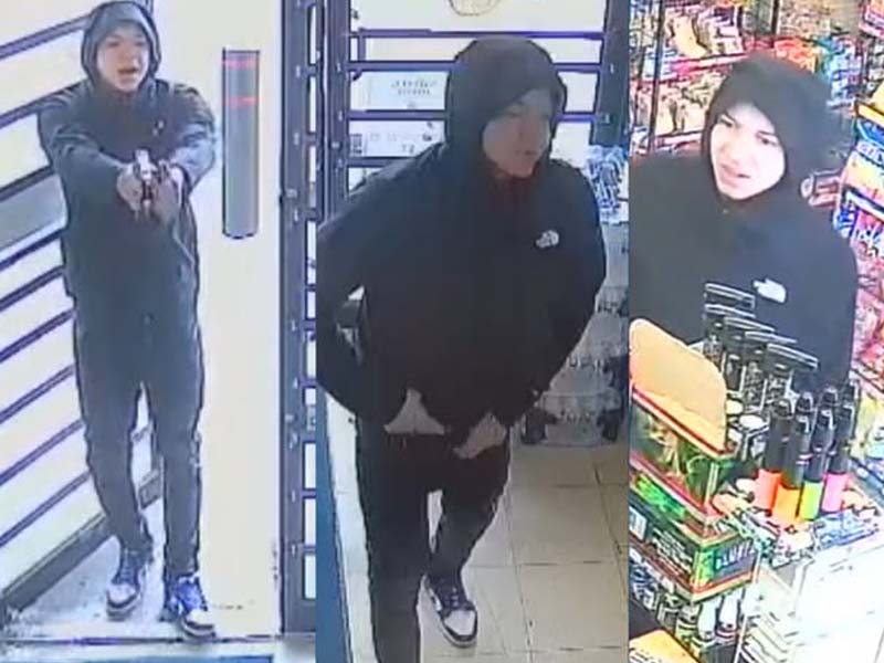Columbus police searching for suspect in armed threat at convenience store