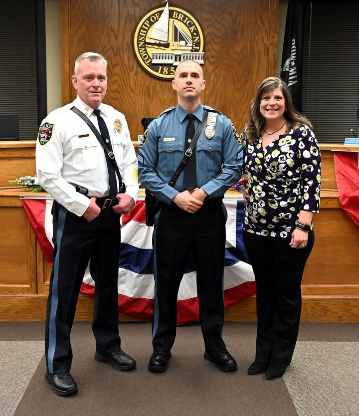 Brick Township Police promote Detective Ryan Talty to sergeant