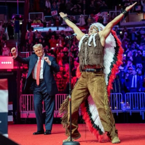 Village people perform at trump's 2025 inauguration celebrations - photo licensed by shore news network.