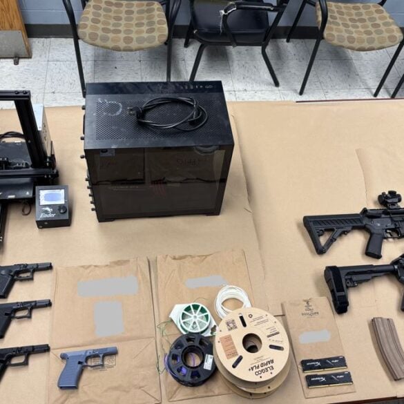 Central islip man arrested for manufacturing firearms after traffic stop - photo licensed by shore news network.