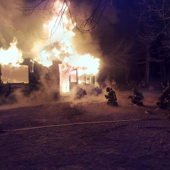 Fire at nanjemoy home leaves one injured - photo licensed by shore news network.