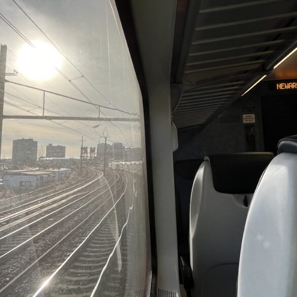 New jersey transit finally replacing cloudy windows on some trains - photo licensed by shore news network.