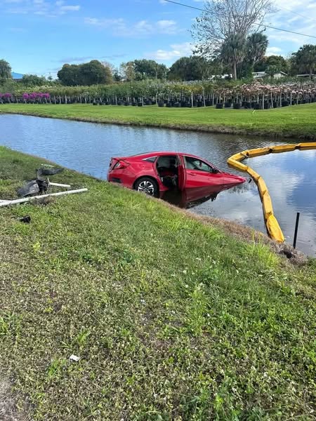 Hit-and-run crash forces woman and child into canal; truck driver arrested