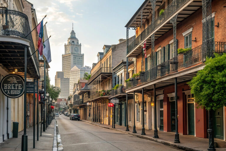 New orleans is greasing the poles as eagles fans arrive ahead of super bowl lix - photo licensed by shore news network.