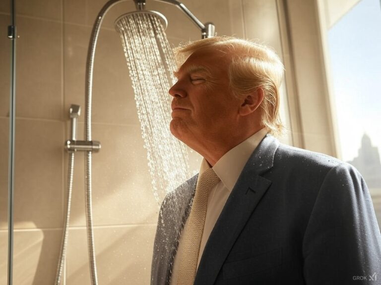 Soak baby, soak: trump vows to lift water pressure restrictions - photo licensed by shore news network.