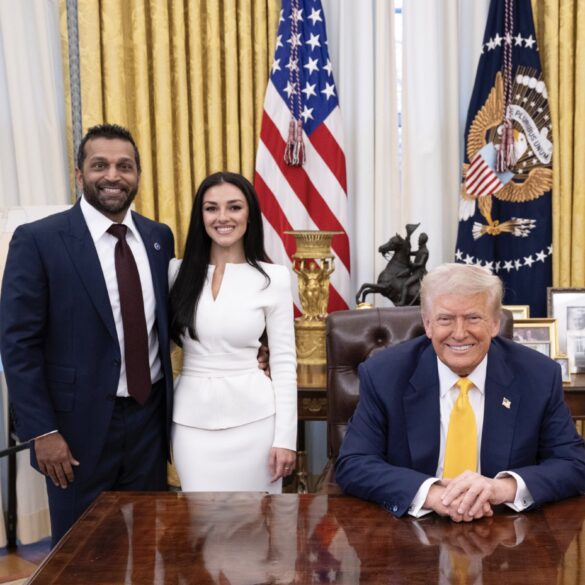 Kash patel sworn in as fbi director in ceremony attended by top republicans - photo licensed by shore news network.