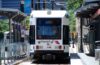 New jersey transit light rail train