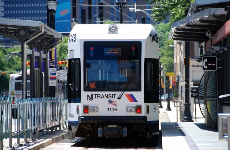 New Jersey Transit Light Rail Train