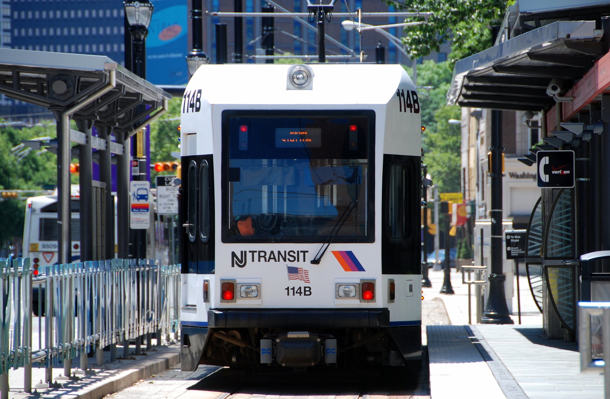 New Jersey Transit Light Rail Train