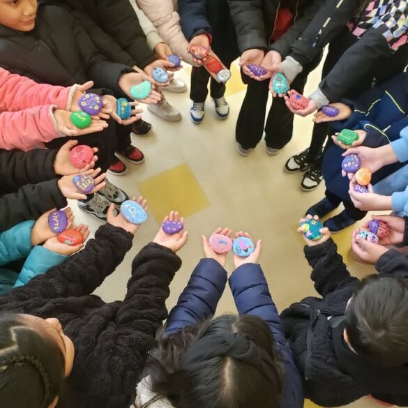 Vineland students spread positivity through ‘cumberland rocks! ’ initiative - photo licensed by shore news network.