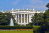 White House captured from the south side.