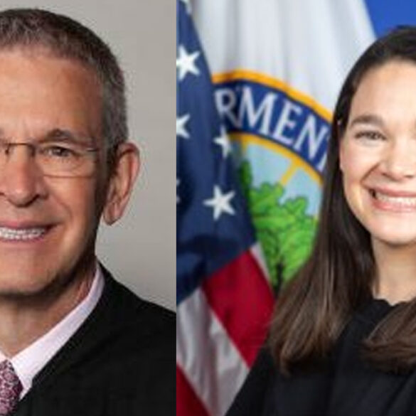 Rhode island judge who gave trump order to restore funding has daughter in dept. Of education, loomer - photo licensed by shore news network.