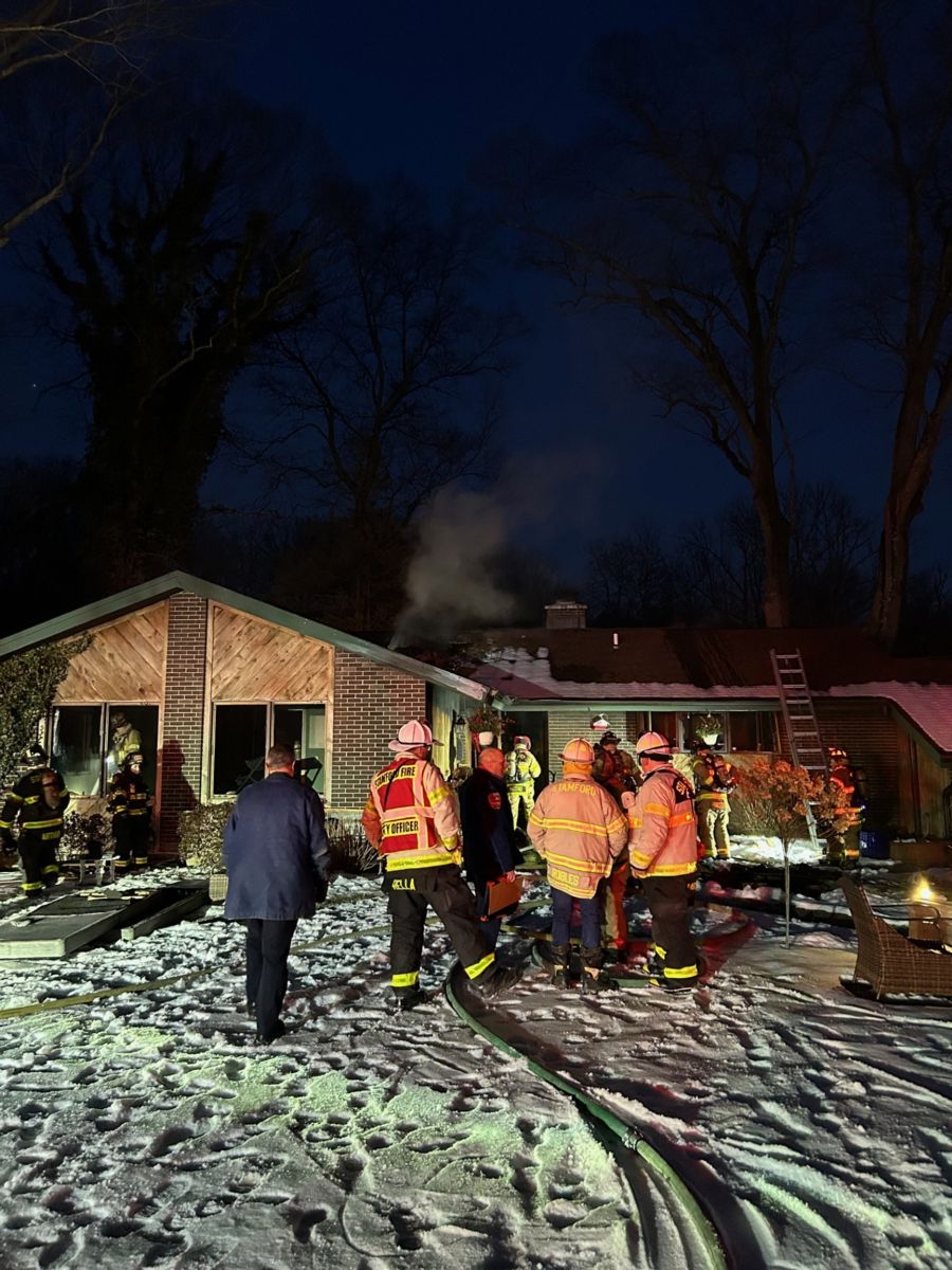 Fire displaces family in Stamford’s Turn of River neighborhood