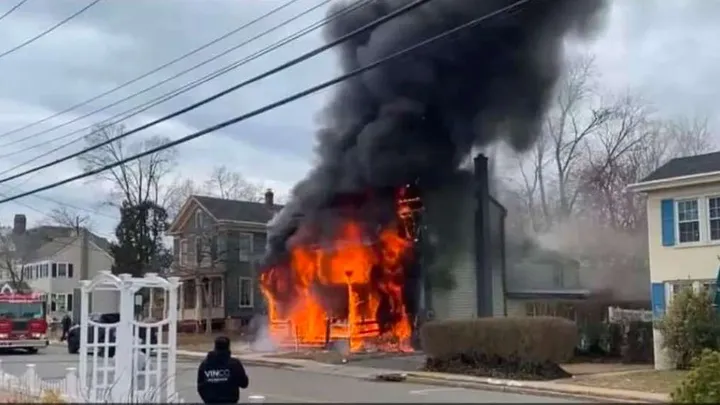 Family loses everything in devastating New Jersey house fire