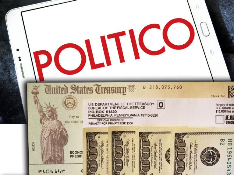 Politico faces payroll issues amid revelations of u. S. Government funding - photo licensed by shore news network.
