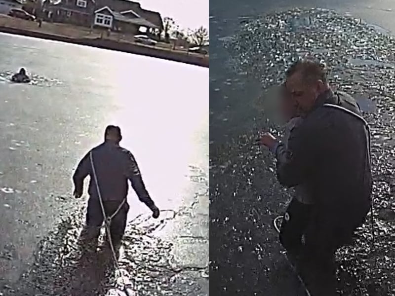 New Jersey cop rescues 11-year-old boy from fall through icy lake