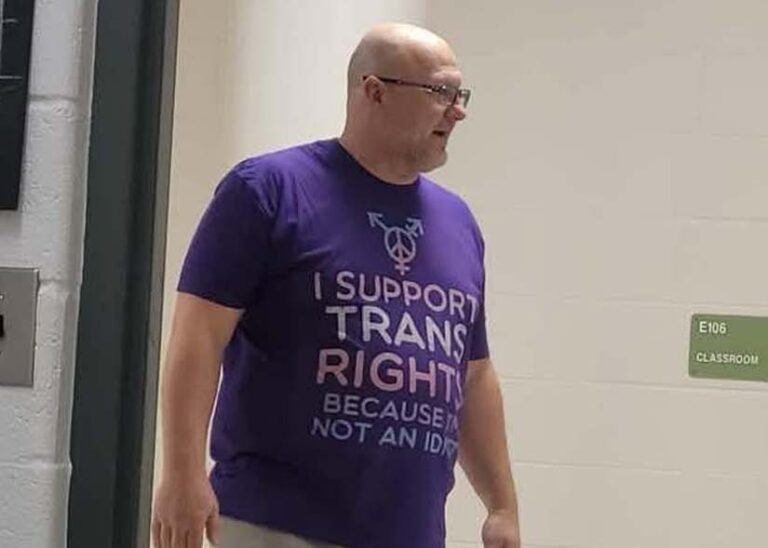 Secret service investigating trans activist new jersey teacher who allegedly made threat against president - photo licensed by shore news network.