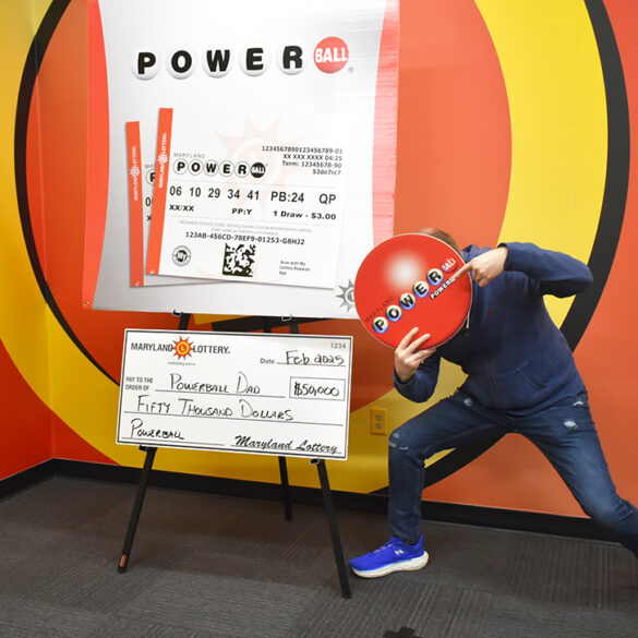 Salisbury man wins $50,000 powerball double play prize - photo licensed by shore news network.