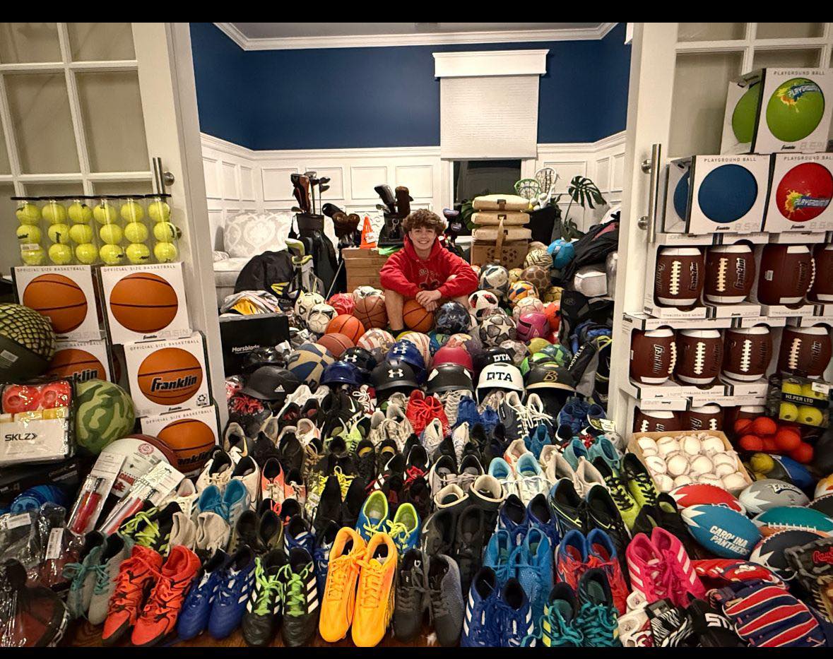 Jackson soccer player scores big for charity with free clinic and sports gear drive