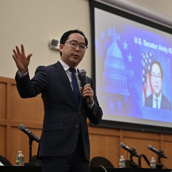 Senator andy kim calls himself a 'pell grant kid'—but his elite education and family background raise questions - photo licensed by shore news network.
