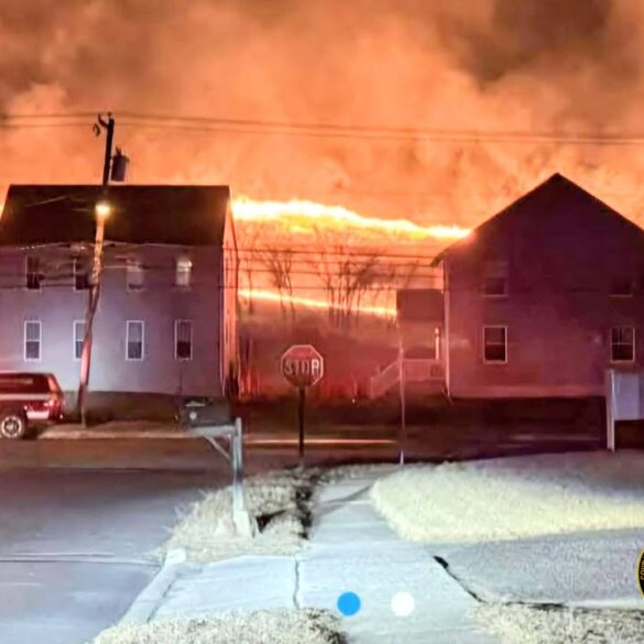 Massive brush fire burns 40 acres in gloucester township, brought under control - photo licensed by shore news network.