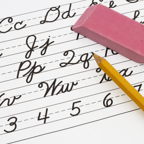 New jersey lawmakers want cursive writing instruction returned to public schools - photo licensed by shore news network.