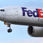 Fed Ex Cargo Plane on Fire Streaks Across New Jersey Sky Before Emergency Landing at Newark Airport