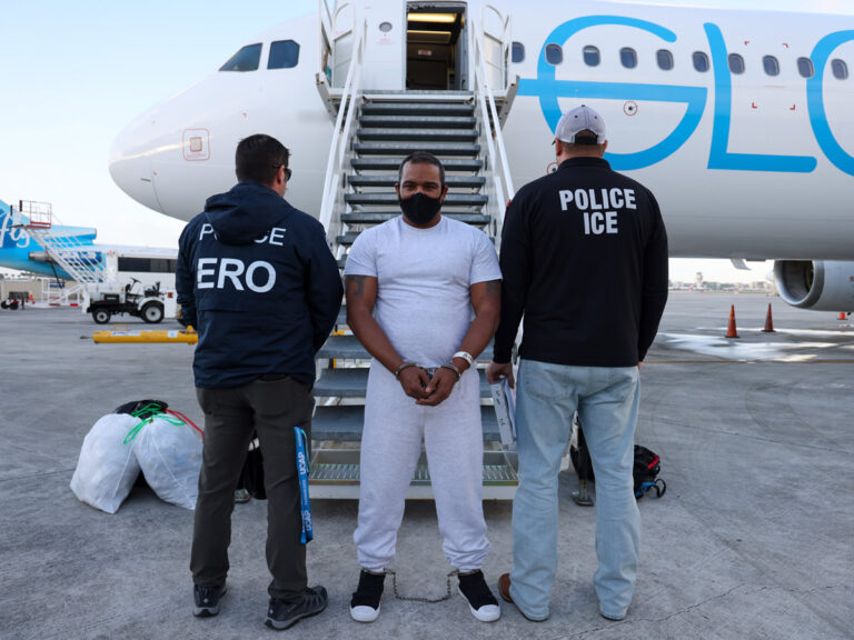 Dominican fugitive wanted for human smuggling deported from miami - photo licensed by shore news network.