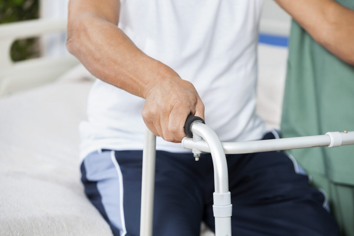 Patient at Rehab Center