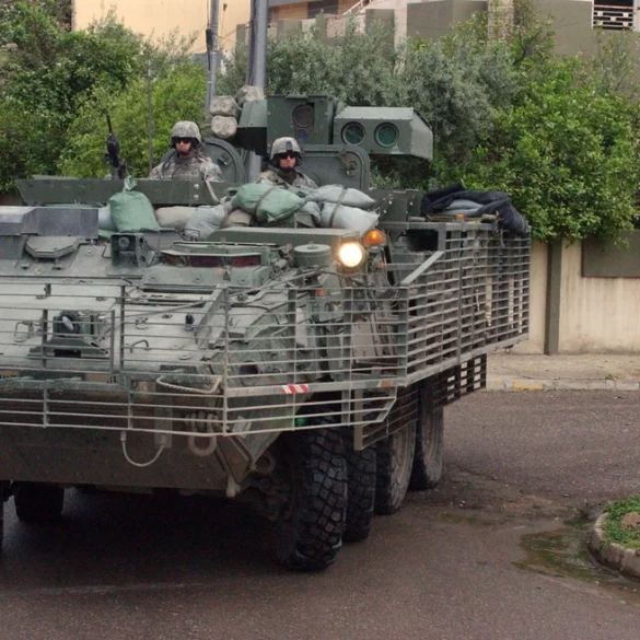 Pentagon deploying stryker brigade combat team to southern border - photo licensed by shore news network.