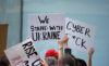 A large crowd of over 300 demonstrators gathered outside a Tesla dealership in Bergen County on Saturday in a show of support for Elon Musk and former President Donald Trump, overwhelming a small group of counter-protesters during what had been dubbed a "Day of Rage" by critics of Tesla.