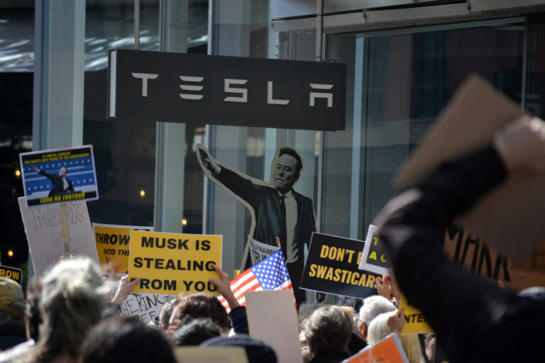 Letter: please stop throwing stuff at tesla drivers, we are with you - photo licensed by shore news network.