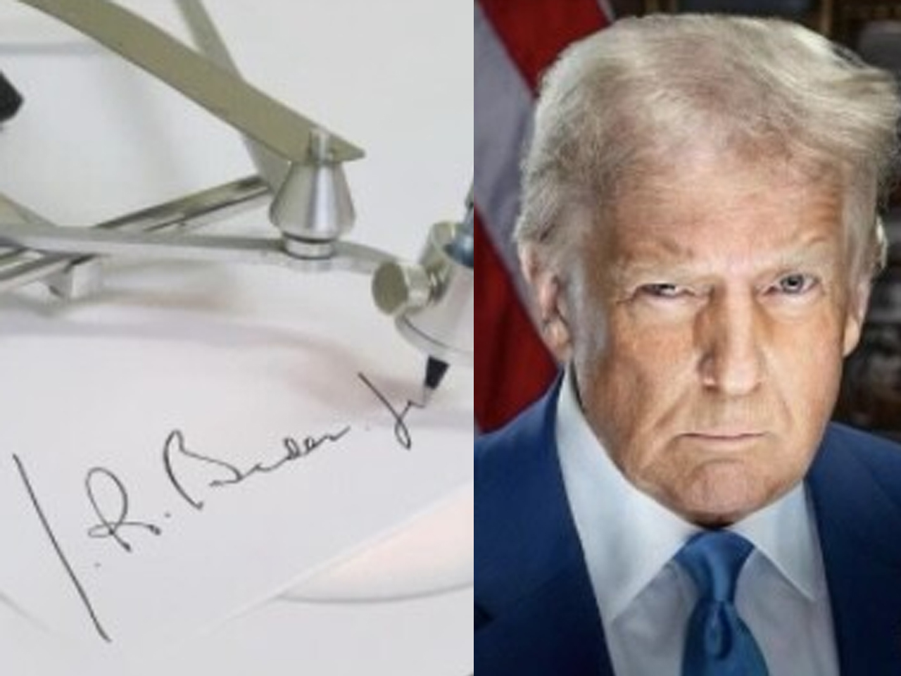 Trump Says Biden's Presidential Pardons Signed by Autopen Invalid, Non-Binding