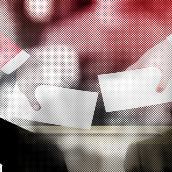 As democrats fall apart, left-wing financial machine act blue also breaking up quickly - photo licensed by shore news network.