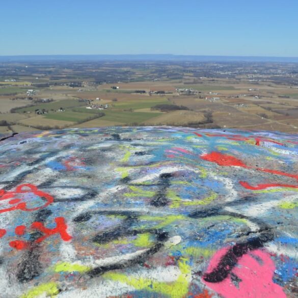 People have been vandalizing this maryland overlook for decades, now police are cracking down - photo licensed by shore news network.