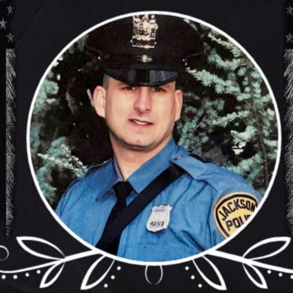 Highway sign to be dedicated in honor of fallen jackson police officer - photo licensed by shore news network.
