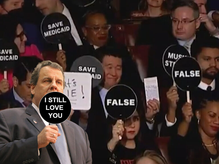 Chris christie has officially become ‘one of them’ - photo licensed by shore news network.