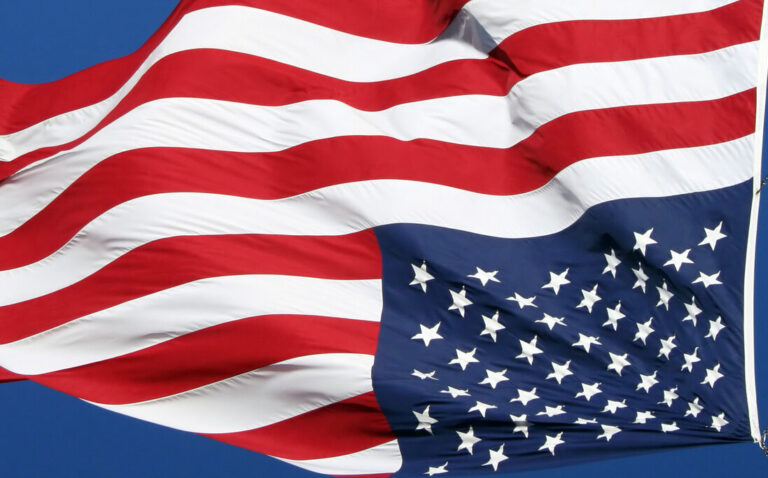 Upside-down flag spotted at newark's harold wilson school - photo licensed by shore news network.