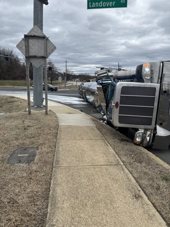 Hazmat Team Responds Over Spilled Milk in Landover