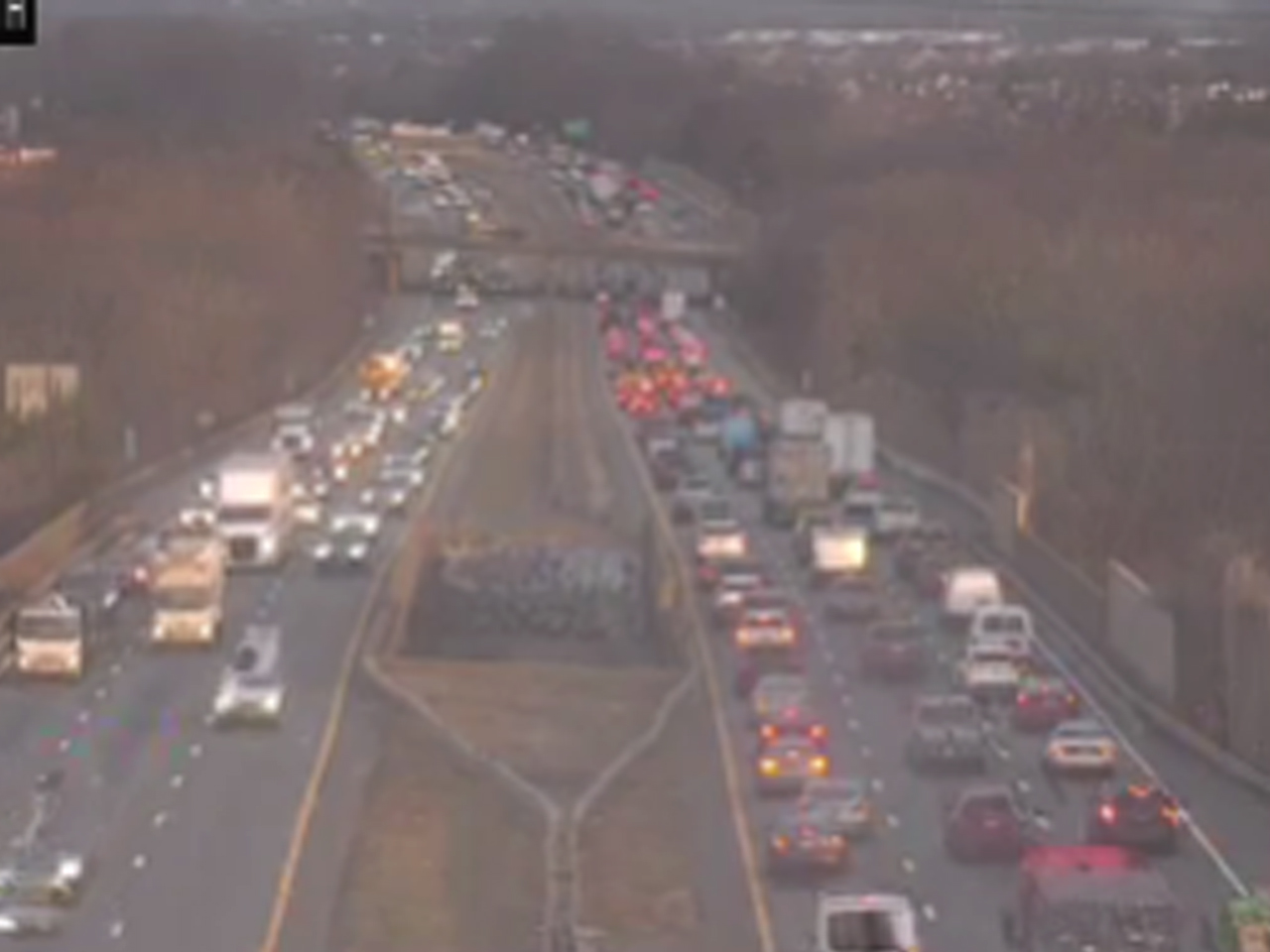 Interstate 287 shut down this morning after crash as I-80 sinkhole problem continues