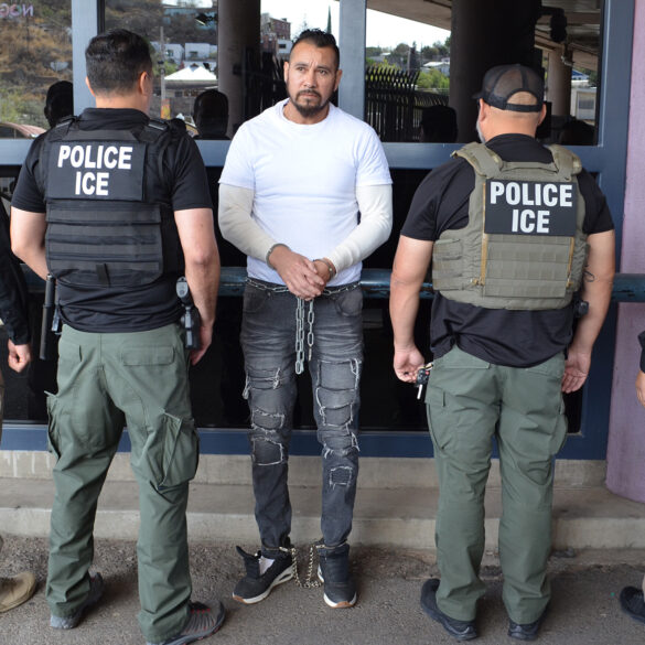 Mexican fugitive wanted for family violence removed by ice in arizona - photo licensed by shore news network.