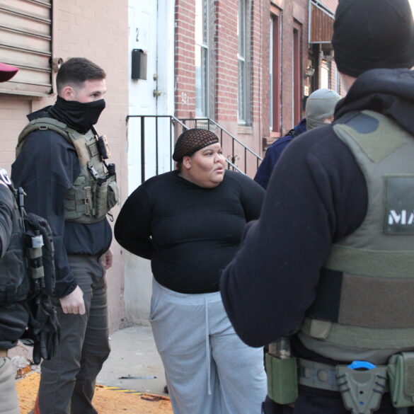 Migrant woman previously deported caught dealing drugs in philadelphia, arrested during ice operation - photo licensed by shore news network.