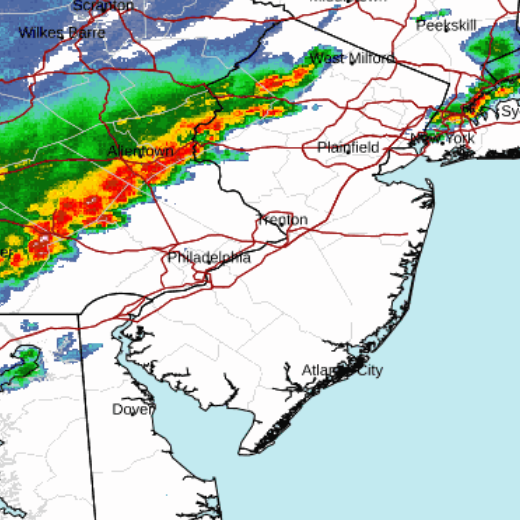 New Jersey Prepares for First Spring Thunderstorm of 2025 as Two Inches of Rain Expected