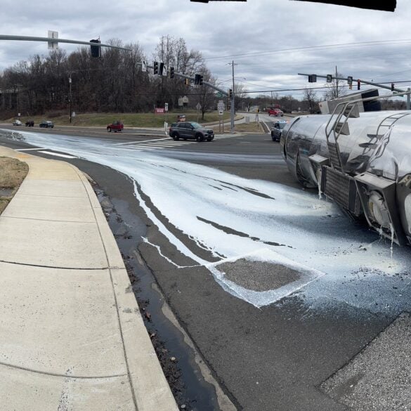 Hazmat team responds over spilled milk in landover - photo licensed by shore news network.
