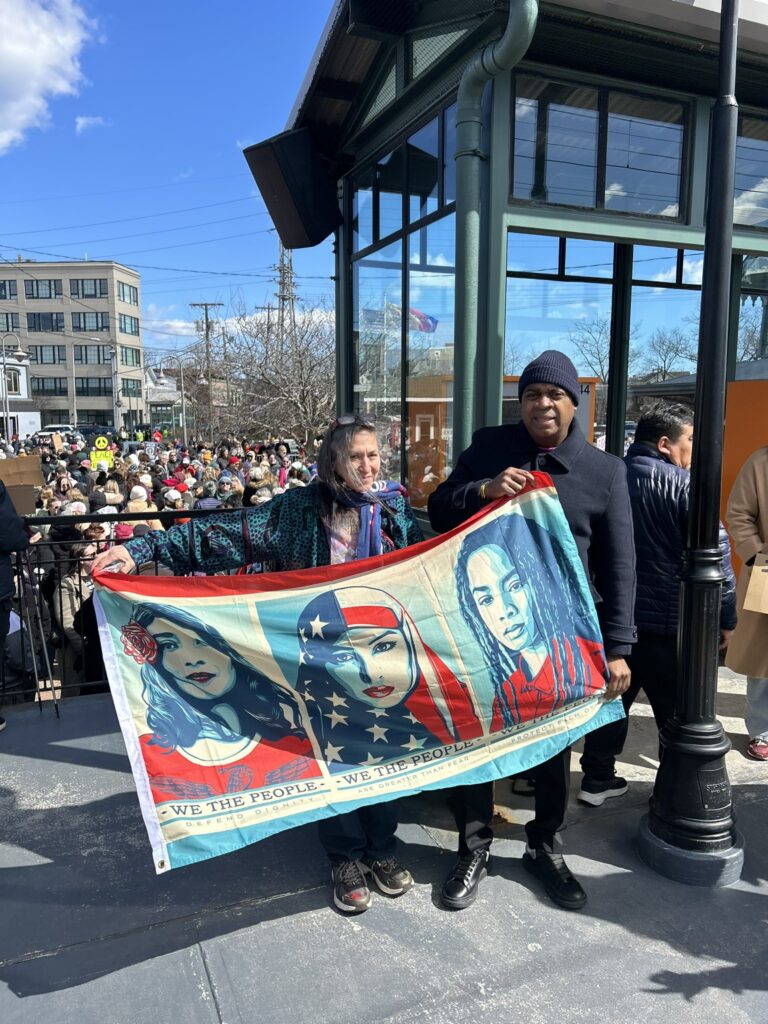 Newark mayor honors international women's day hours after tragic police shooting in newark - photo licensed by shore news network.