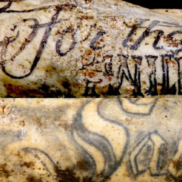 Police hoping tattoos can help identify body of man found dead by fishermen in the passaic river - photo licensed by shore news network.