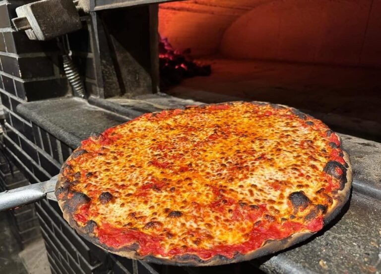 A foodie’s delight: the coal-fired pizza at zoni’s brooklyn brick pizzeria - photo licensed by shore news network.