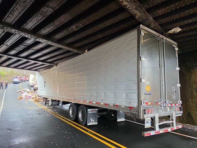 Candy Filled Truck slams into South Flowers Mill Road bridge—second crash at site in a day