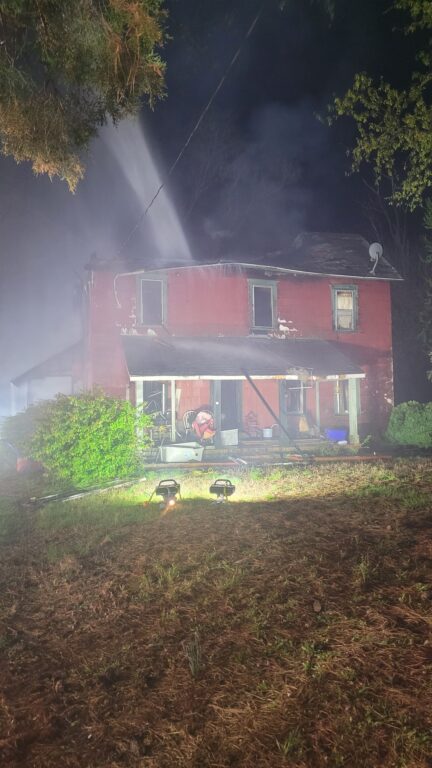 Late-night blaze engulfs Greensboro home